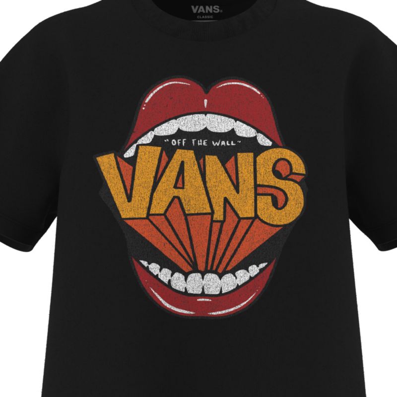 Camiseta Vans Speak Up Mujer Negros | Mexico-UZQ839267