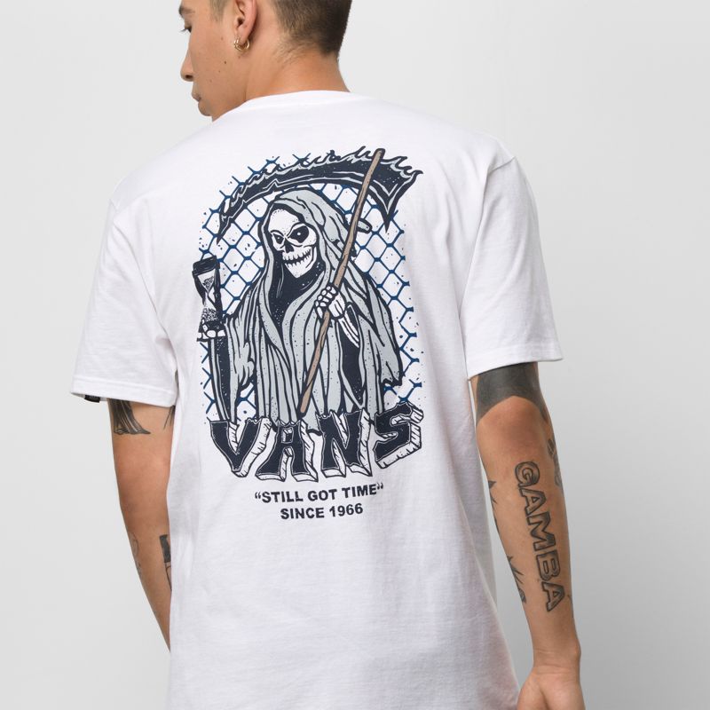 Camiseta Vans Still Got Time Hombre Blancos | Mexico-PKL794513