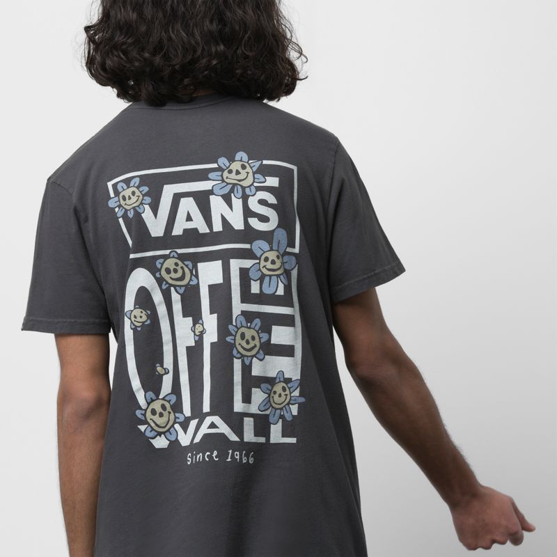 Camiseta Vans Trippy Hombre Negros | Mexico-CBZ238910