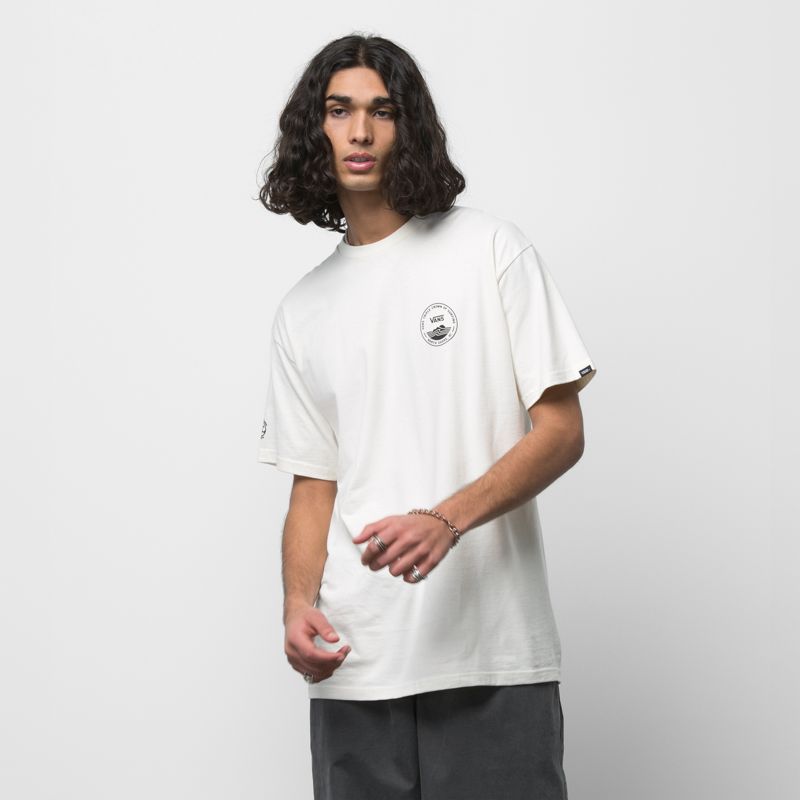 Camiseta Vans VTCS 2022 Hombre Blancos | Mexico-UGH351746