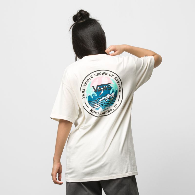 Camiseta Vans VTCS 2022 Hombre Blancos | Mexico-UGH351746