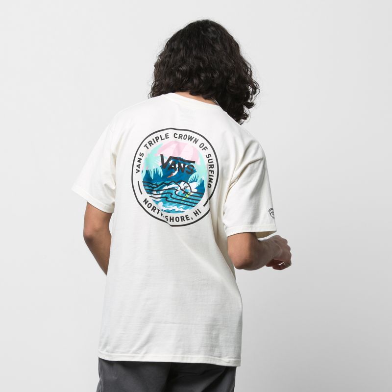 Camiseta Vans VTCS 2022 Hombre Blancos | Mexico-UGH351746