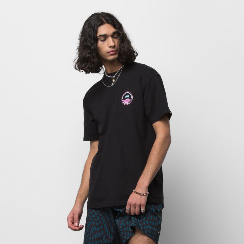 Camiseta Vans VTCS 2022 Hombre Negros | Mexico-PHO083517