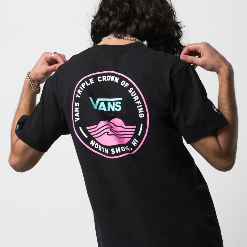 Camiseta Vans VTCS 2022 Hombre Negros | Mexico-PHO083517