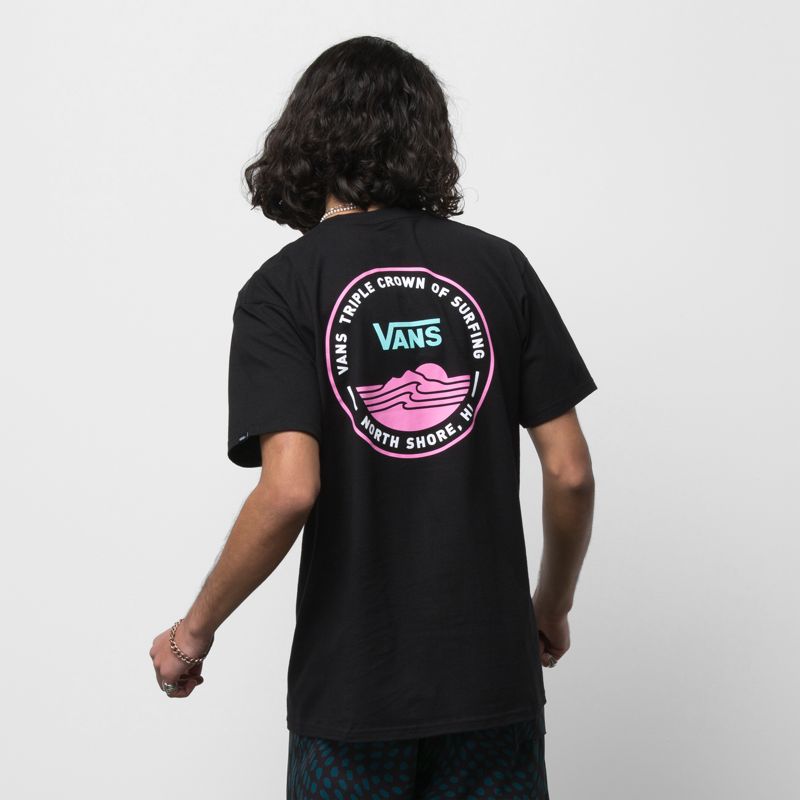 Camiseta Vans VTCS 2022 Hombre Negros | Mexico-PHO083517