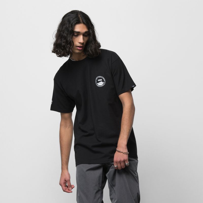 Camiseta Vans VTCS 2022 Hombre Negros | Mexico-XVE736519