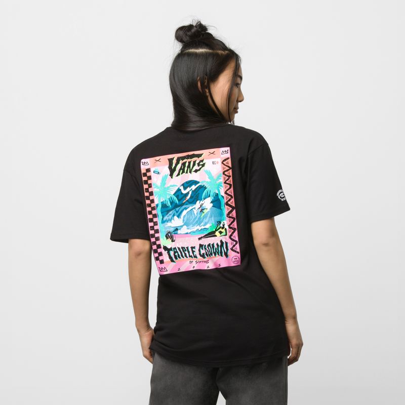 Camiseta Vans VTCS 2022 Hombre Negros | Mexico-XVE736519