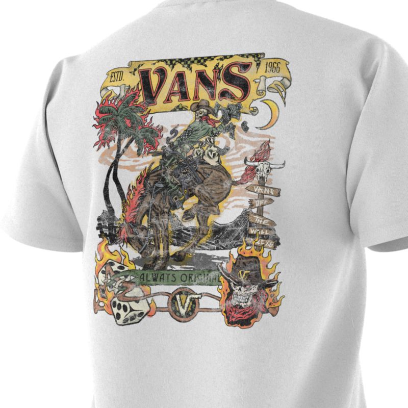 Camiseta Vans Wayward Hombre Blancos | Mexico-PFD934087