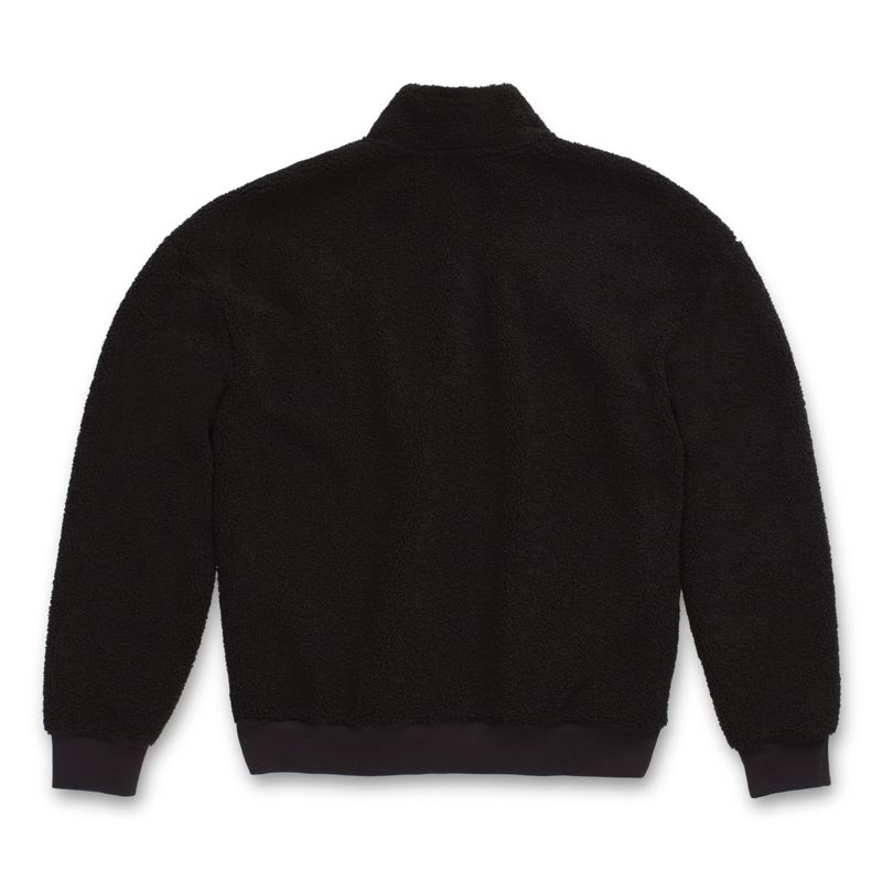 Chaquetas Vans 66 Supply Zip Sherpa Mujer Negros | Mexico-YTM210947