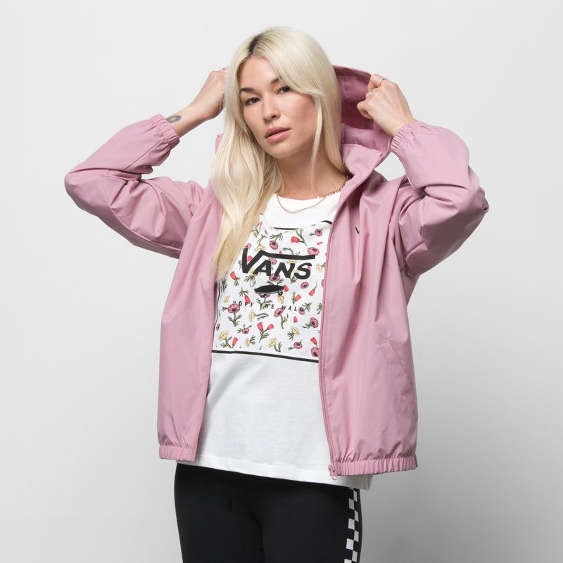 Chaquetas Vans Curb Mujer Rosas | Mexico-ZKW019547