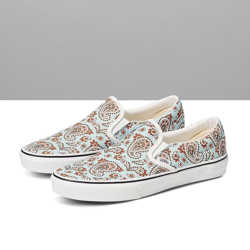 Mocassins Vans Anchos Hombre Flores | Mexico-SRK367219