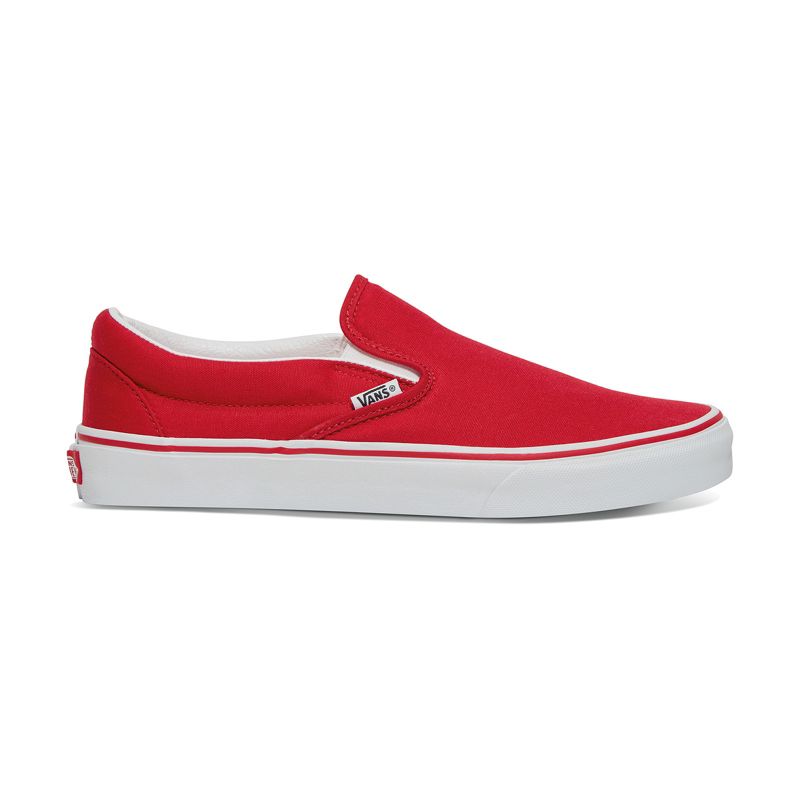 Mocassins Vans Anchos Hombre Rojos | Mexico-RSX145678