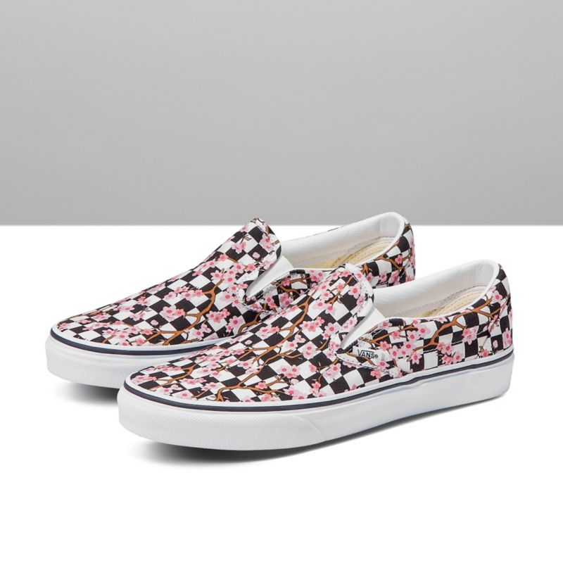 Mocassins Vans Checkerboard Anchos Mujer Rosas | Mexico-ODJ371954