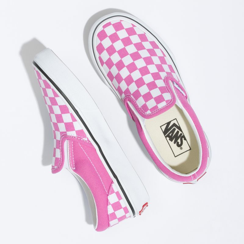 Mocassins Vans Checkerboard Classic Niños Flores | Mexico-BLF062945