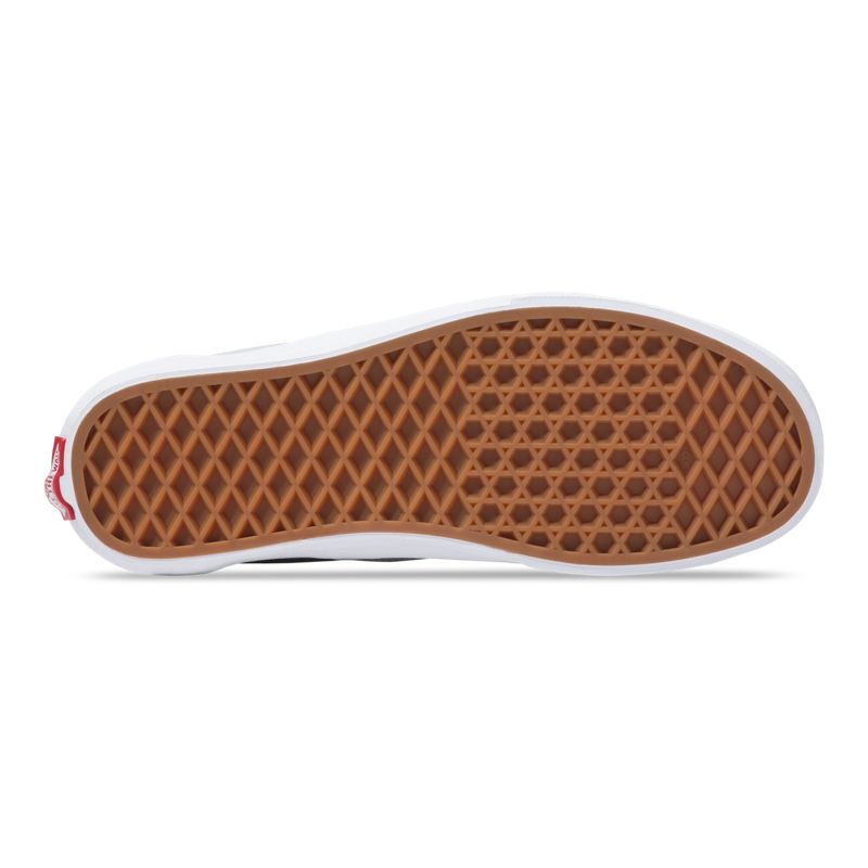 Mocassins Vans Checkerboard Hombre Grises Blancos | Mexico-TVE125048