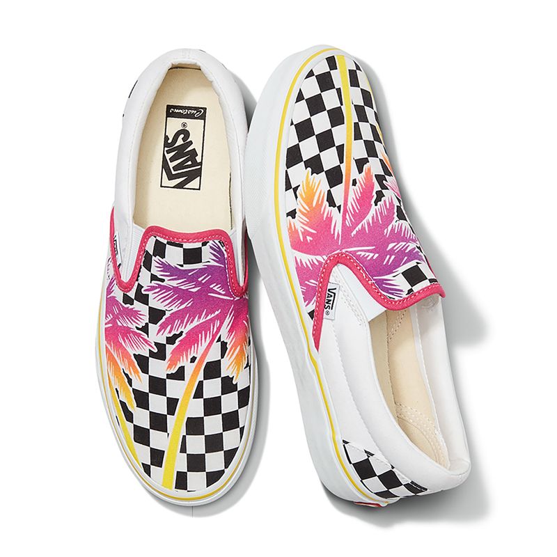 Mocassins Vans Checkerboard Mujer Multicolor | Mexico-UMD314265