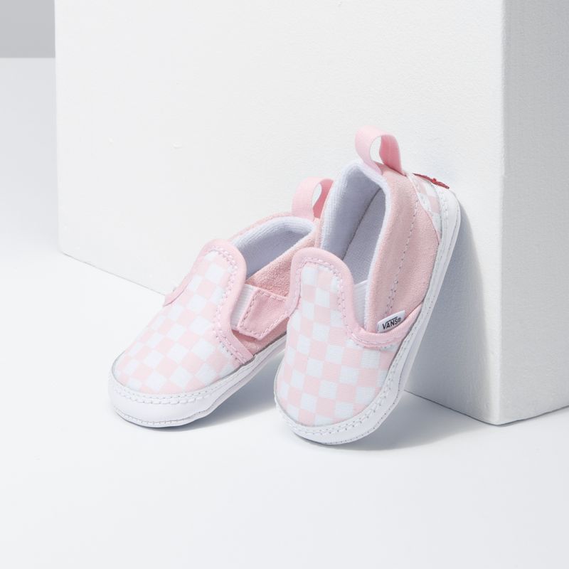 Mocassins Vans Checkerboard Niños Blancos | Mexico-COG290864