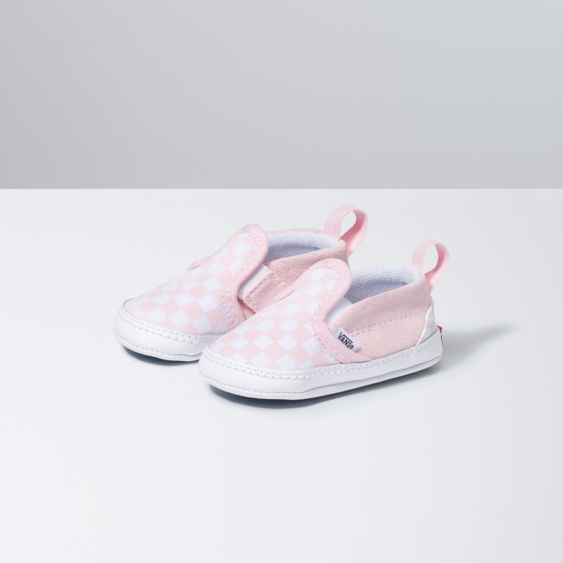 Mocassins Vans Checkerboard Niños Blancos | Mexico-EYN196238