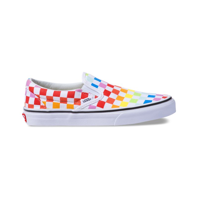 Mocassins Vans Checkerboard Niños Multicolor Blancos | Mexico-FXJ583762