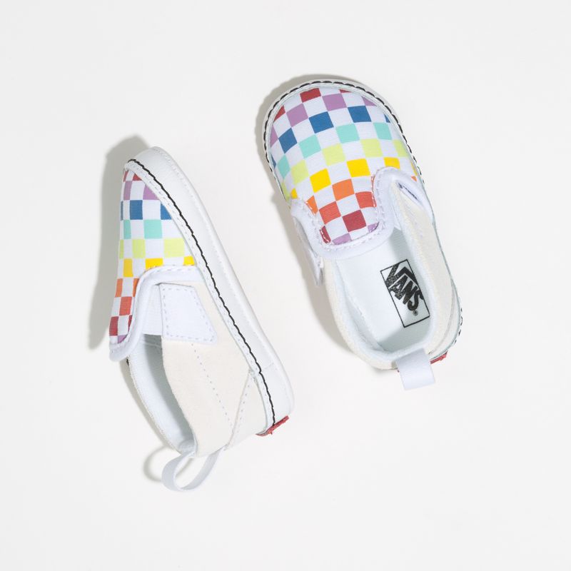 Mocassins Vans Checkerboard Niños Multicolor Blancos | Mexico-OEV321485