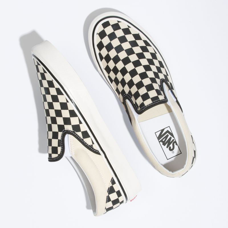 Mocassins Vans Classic 98 DX Mujer Negros Blancos | Mexico-YTN260753