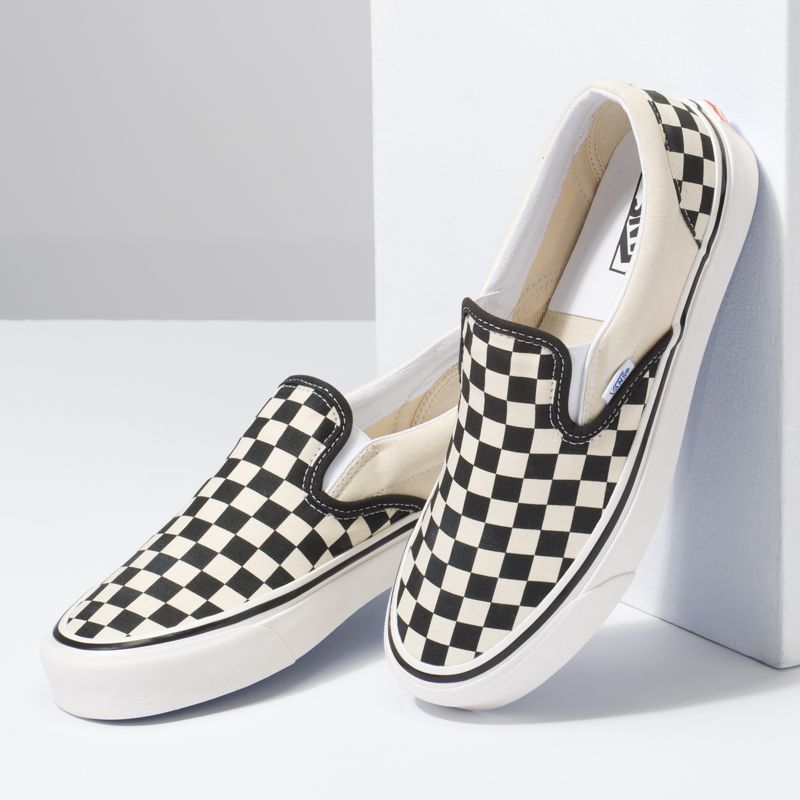 Mocassins Vans Classic 98 DX Mujer Negros Blancos | Mexico-YTN260753