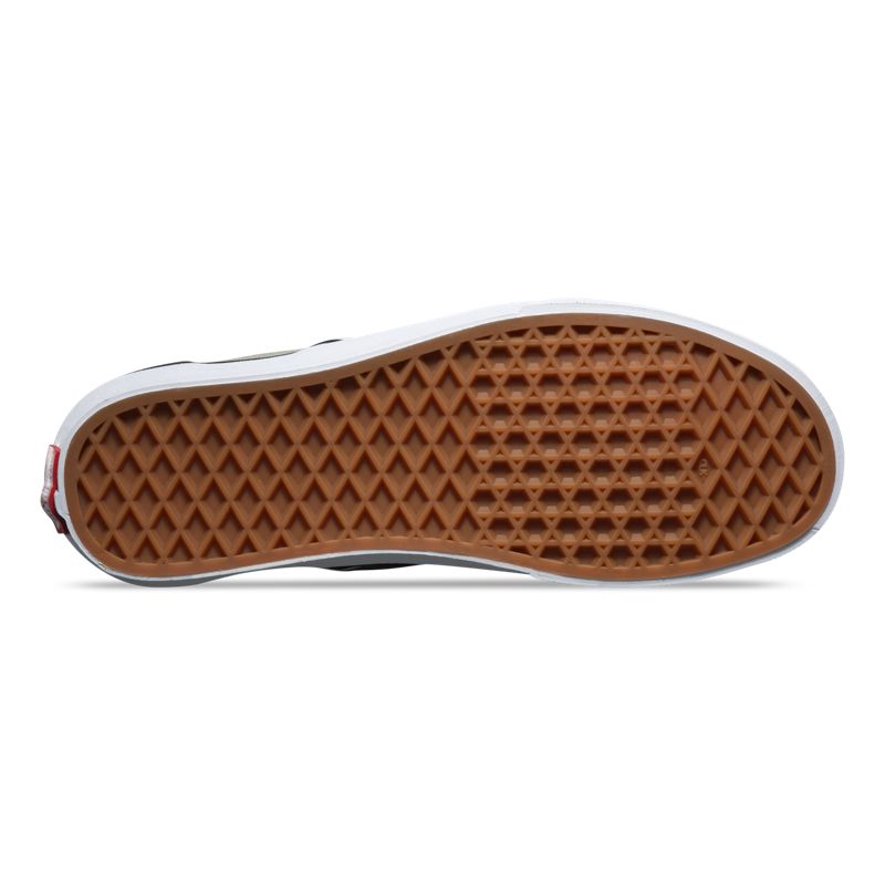 Mocassins Vans Classic Hombre Verde Oliva Blancos | Mexico-IRF367540