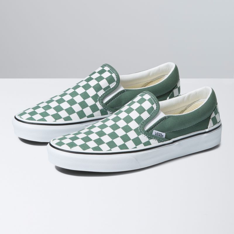 Mocassins Vans Classic Hombre Verdes | Mexico-XLR129405