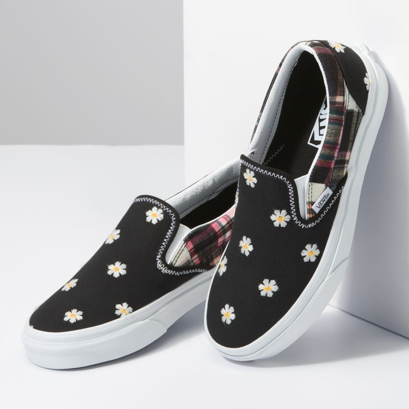 Mocassins Vans Classic Mujer Flores | Mexico-DWB149528