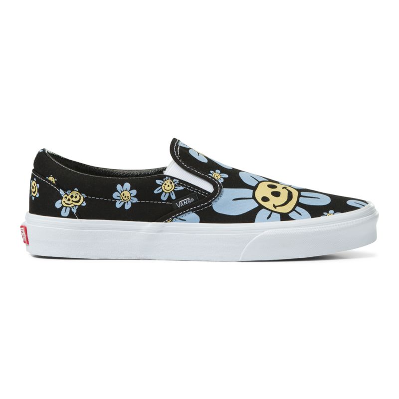 Mocassins Vans Classic Mujer Negros Amarillos | Mexico-FPY347689