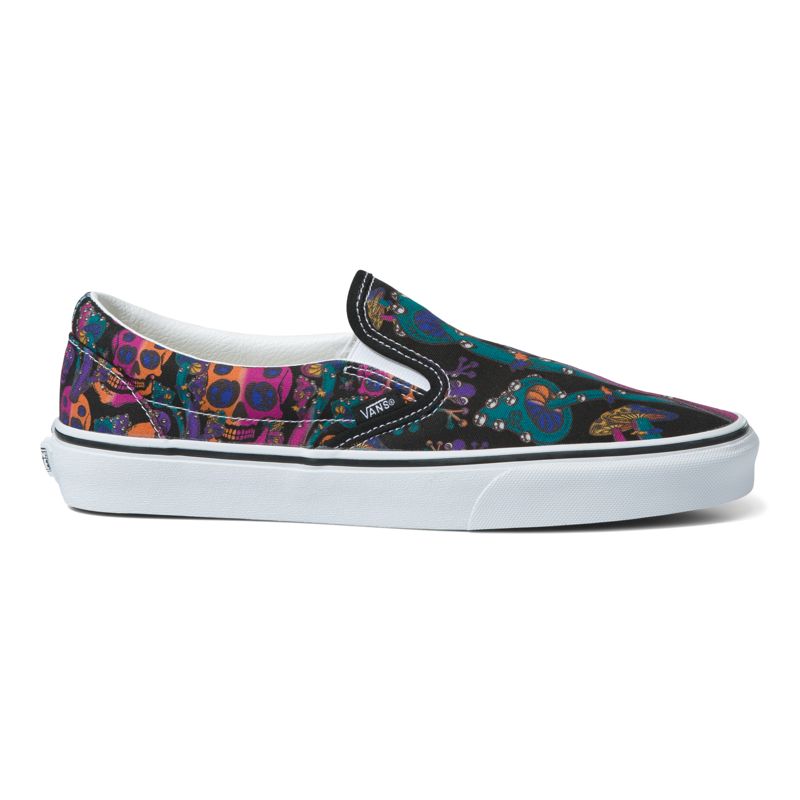 Mocassins Vans Classic Mujer Negros Multicolor | Mexico-EFL567942