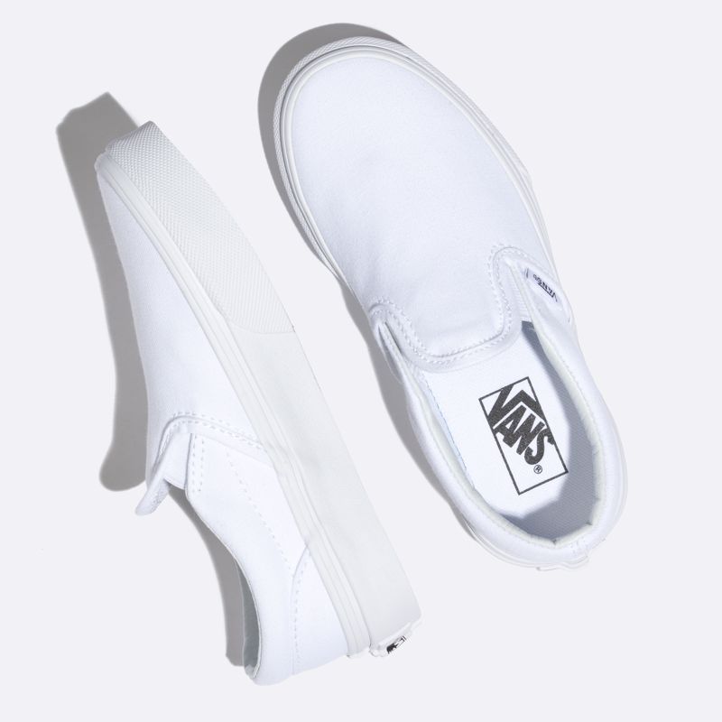 Mocassins Vans Classic Niños Blancos | Mexico-JFB154089