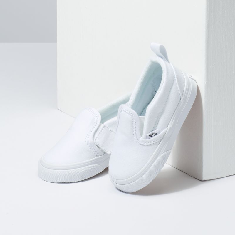 Mocassins Vans Classic Niños Blancos | Mexico-NCW128790