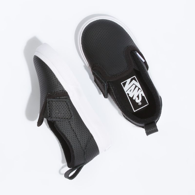 Mocassins Vans Classic Niños Negros Blancos | Mexico-RGD148607