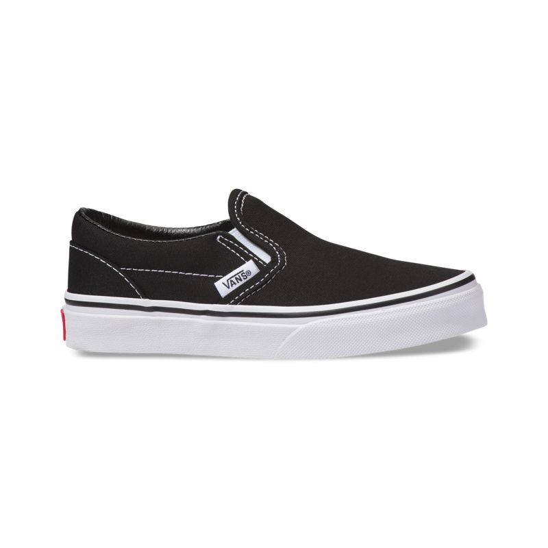 Mocassins Vans Classic Niños Negros Blancos | Mexico-UOY640985