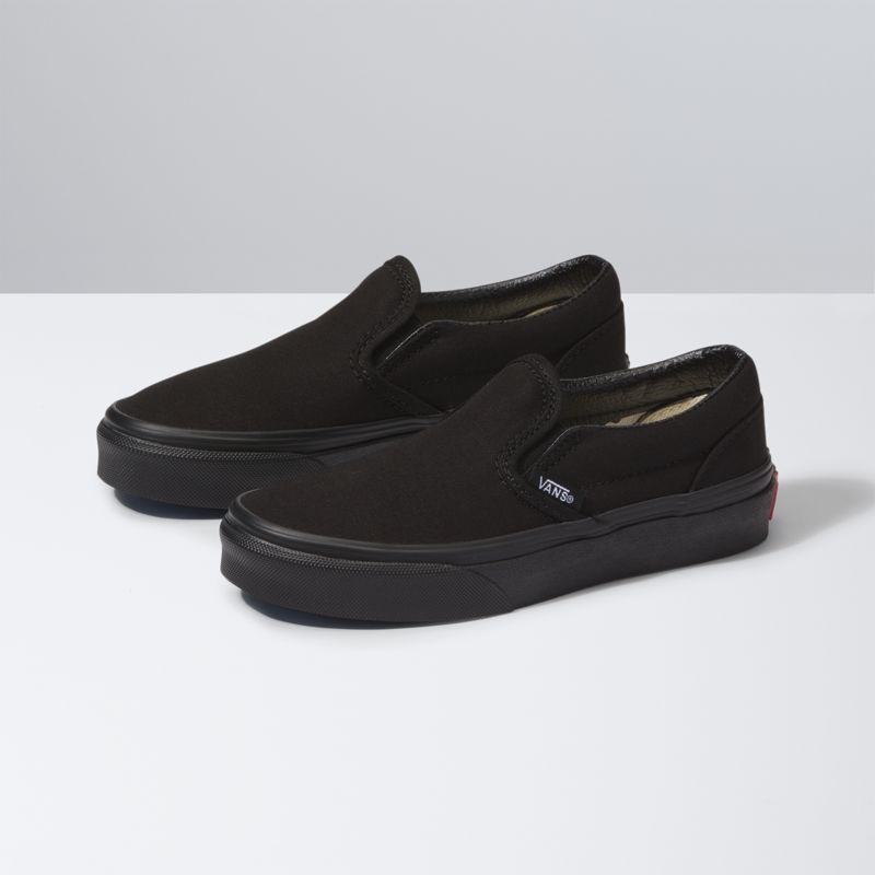 Mocassins Vans Classic Niños Negros | Mexico-RYU952786