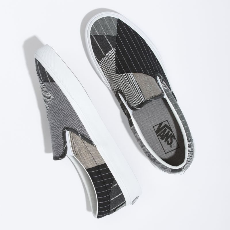 Mocassins Vans Classic Patchwork Hombre Grises | Mexico-FAB253417