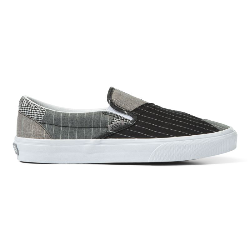 Mocassins Vans Classic Patchwork Mujer Grises | Mexico-QCU085761