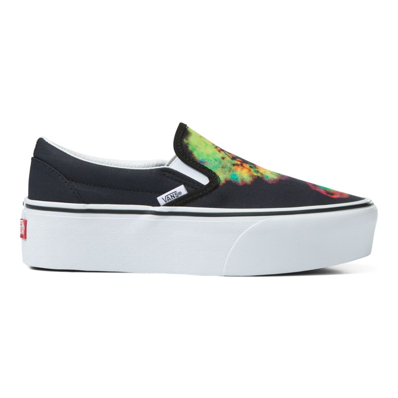 Mocassins Vans Classic Stackform Mujer Negros Multicolor | Mexico-QIU325190