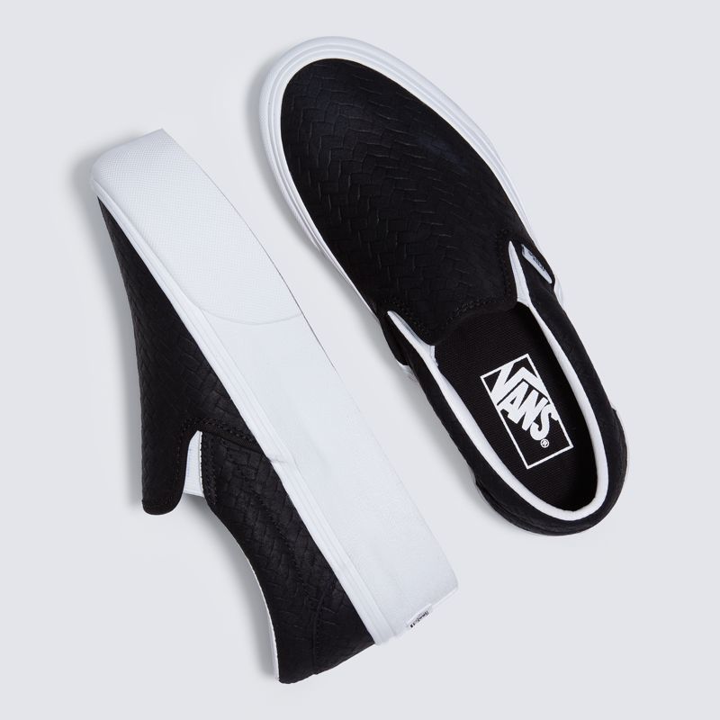 Mocassins Vans Classic Stackform Mujer Negros Blancos | Mexico-YOT720594