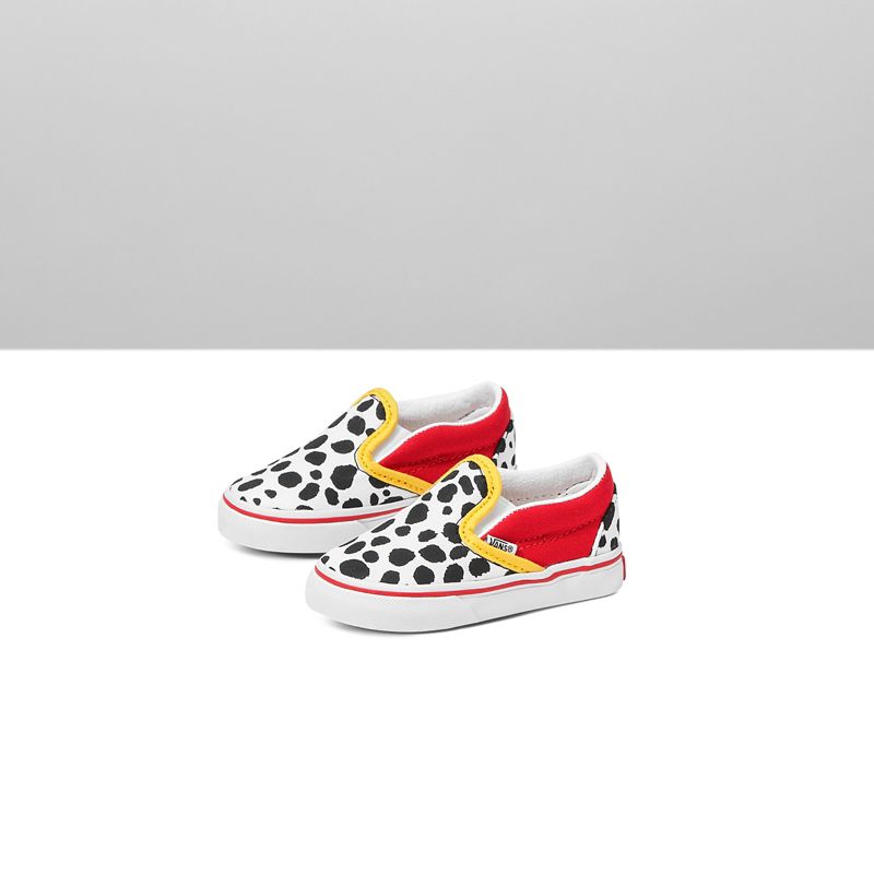 Mocassins Vans Dalmatian Niños Negros Blancos Rojos | Mexico-CYJ126584