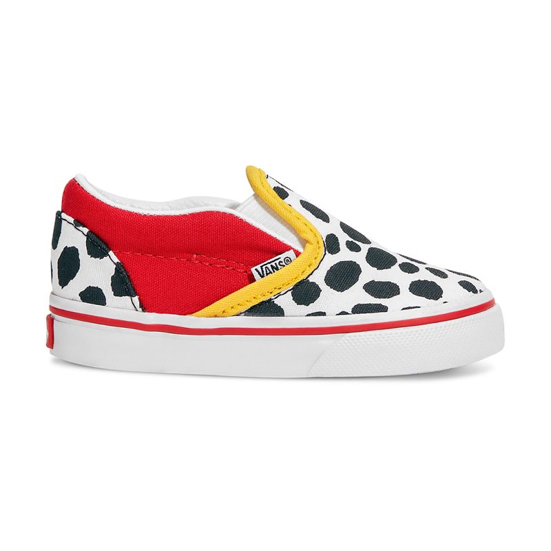 Mocassins Vans Dalmatian Niños Negros Blancos Rojos | Mexico-CYJ126584