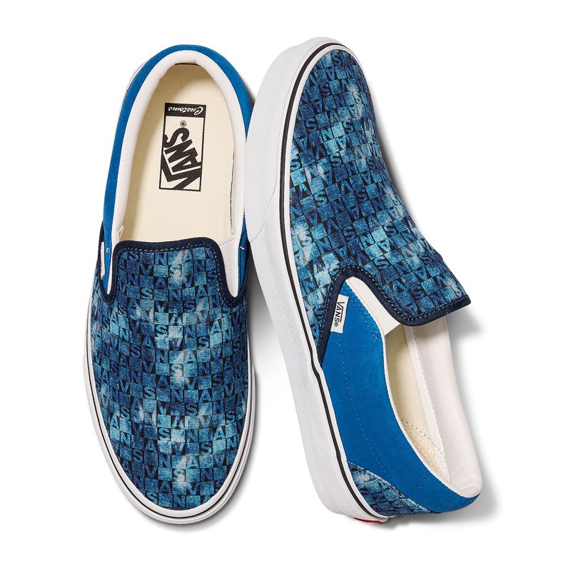 Tiendas De Mocassins Vans Monoboard Anchos Hombre Azules Claro