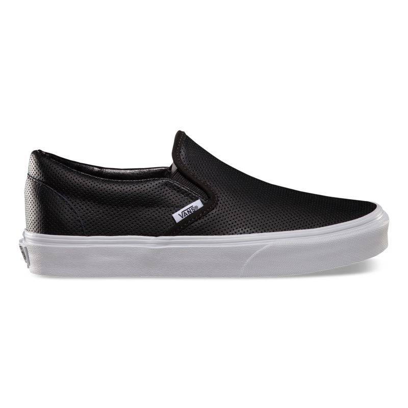 Mocassins Vans Perf Cuero Mujer Negros | Mexico-YBN623487