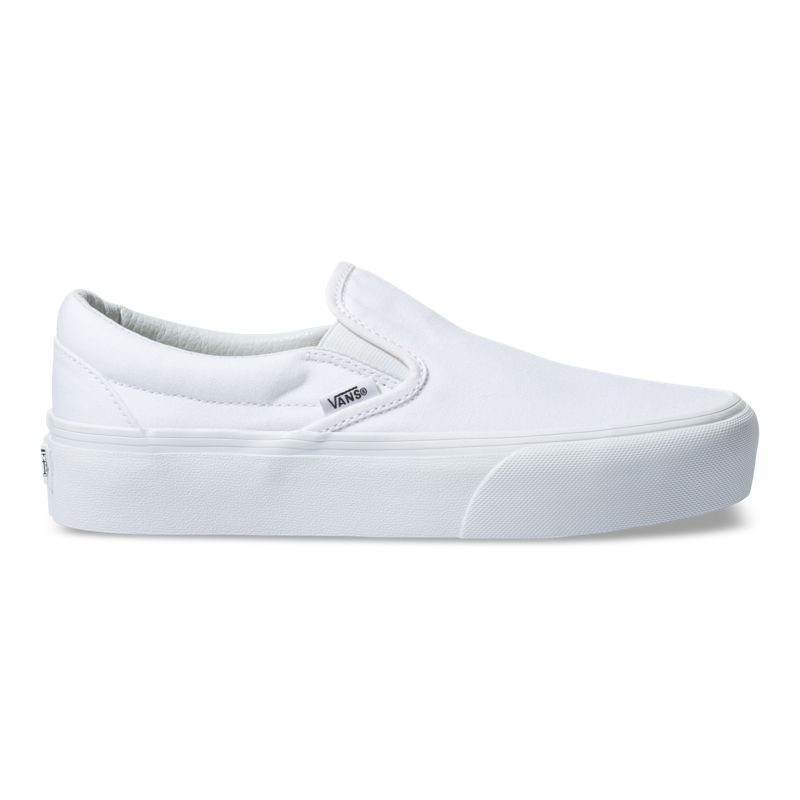 Mocassins Vans Plataforma Hombre Blancos | Mexico-RNZ209173