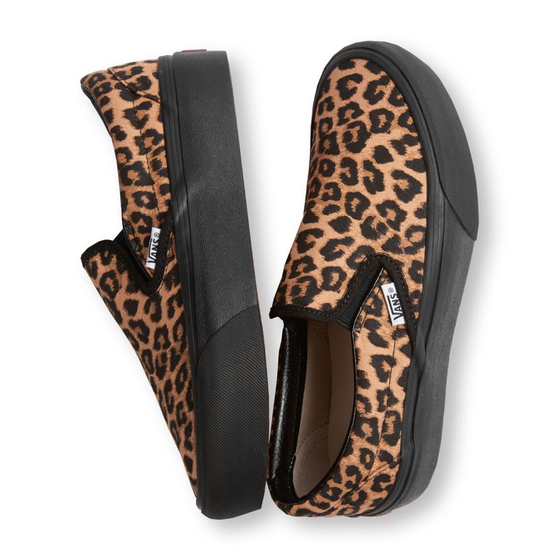 Mocassins Vans Plataforma Mujer Leopardo | Mexico-HGA785926