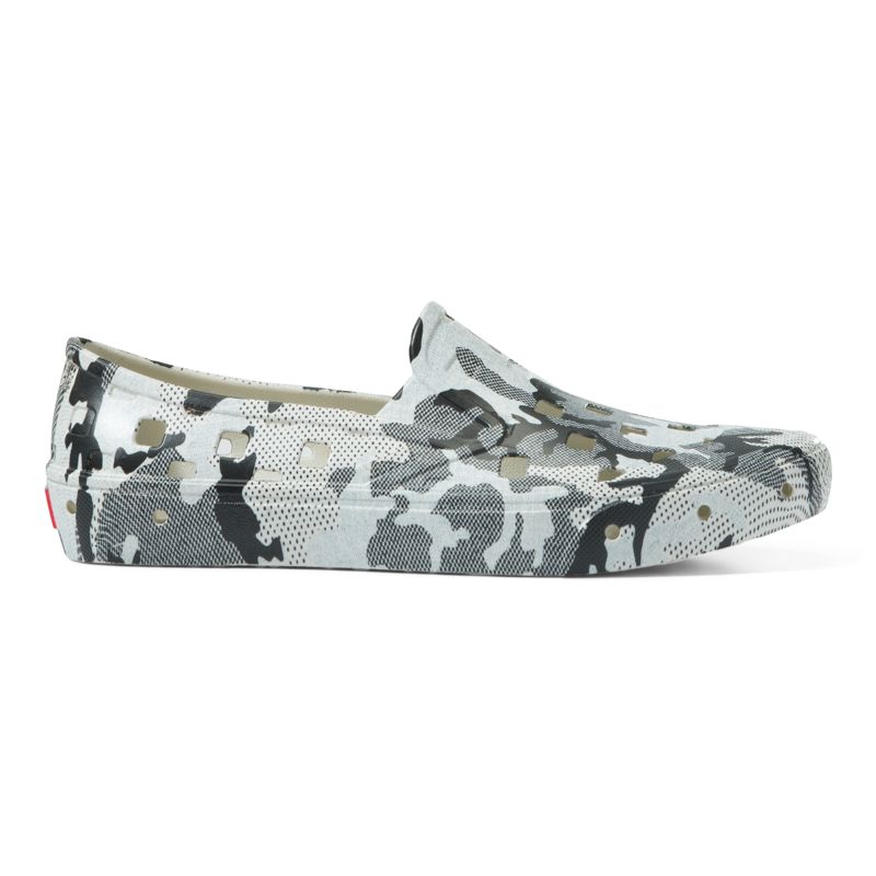 Mocassins Vans TRK Hombre Camuflados Negros | Mexico-MTE367415