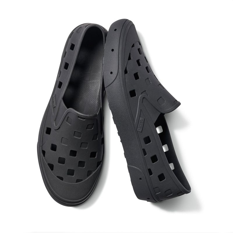 Mocassins Vans TRK Hombre Negros | Mexico-ITS382705