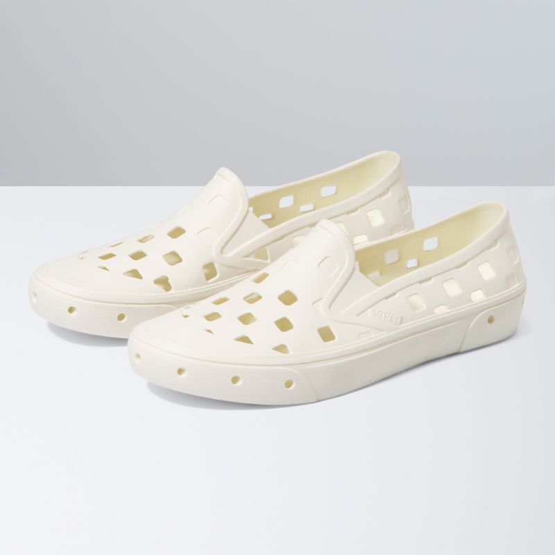 Mocassins Vans TRK Mujer Blancos | Mexico-PXM125837