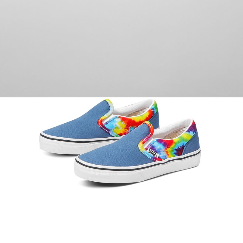 Mocassins Vans Tie Dye Anchos Hombre Azul Marino Multicolor | Mexico-DON021836